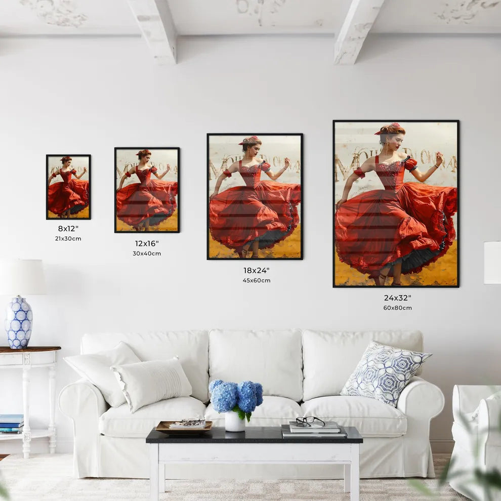 A Poster of moulon rouge advertisig from 192 - Kitchen Hangings