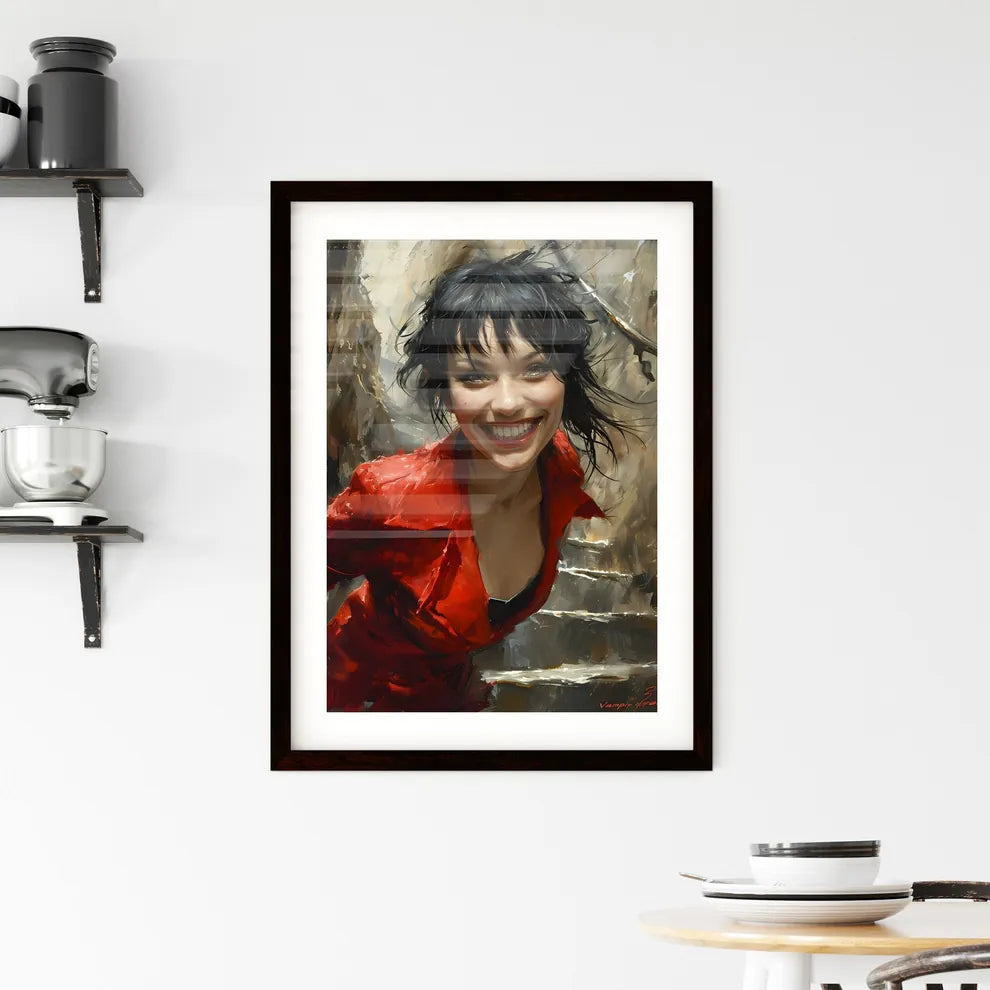 A Poster of the comic book character Vampire Framed Print