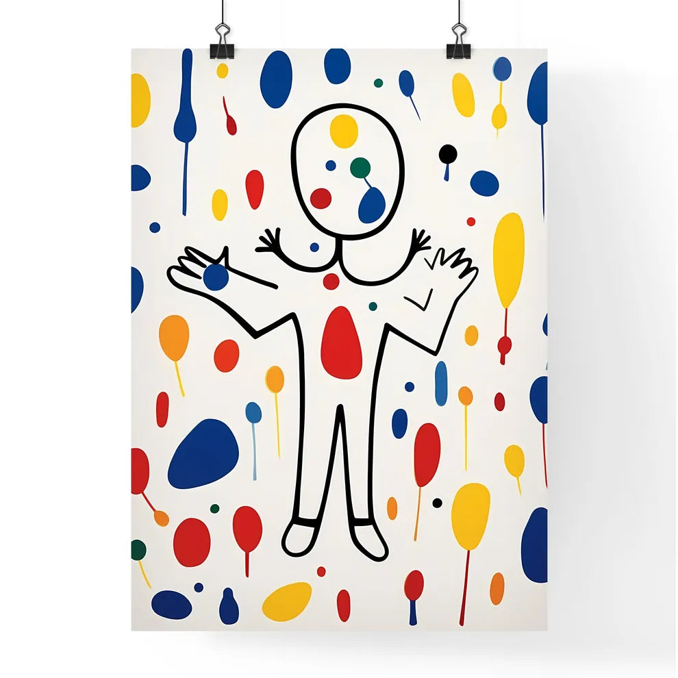 A Poster of minimalist baby art - A Drawing  Poster