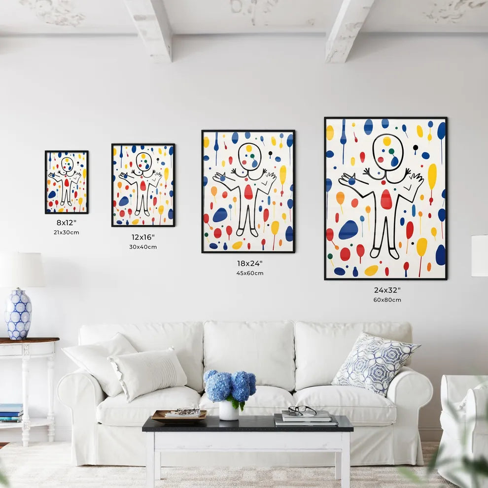 A Poster of minimalist baby art - A Drawing  - Kitchen Hangings