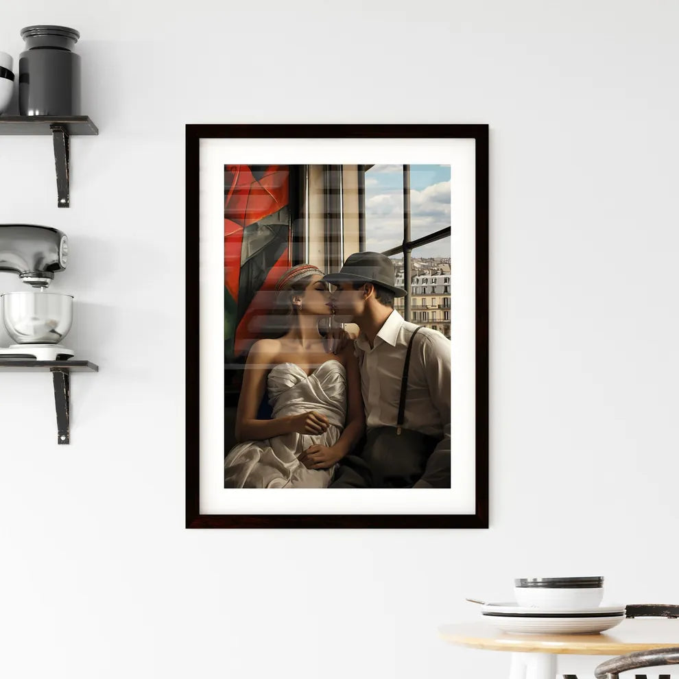 A Poster of if Picasso was a photographer -  Framed Print