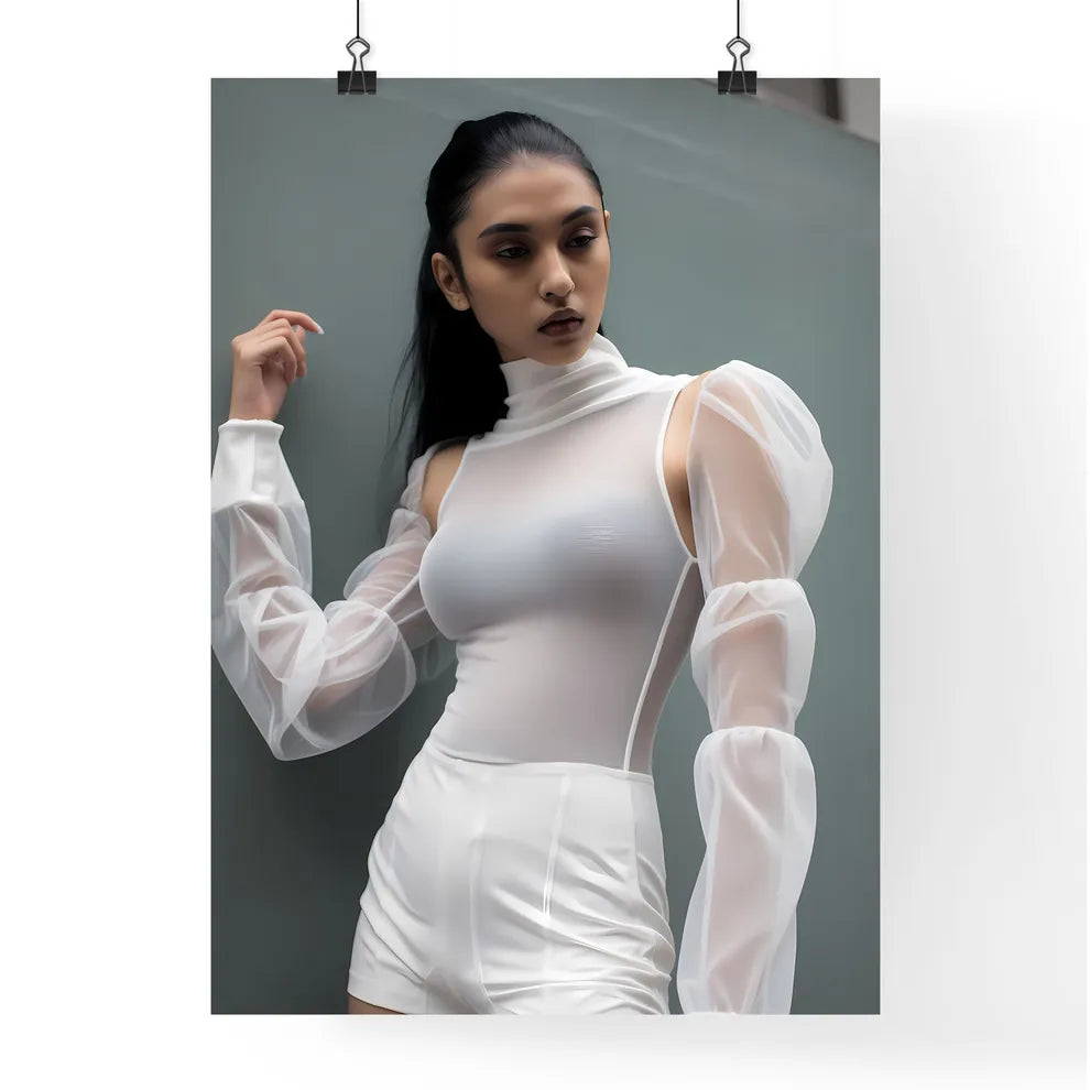 A Poster of all about the shoulder long slee Poster