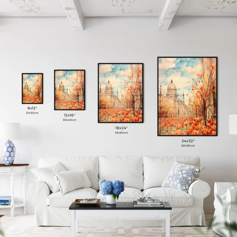 A Poster of cinco de mayo holiday - A Building With A Dome And Flowers Size Chart