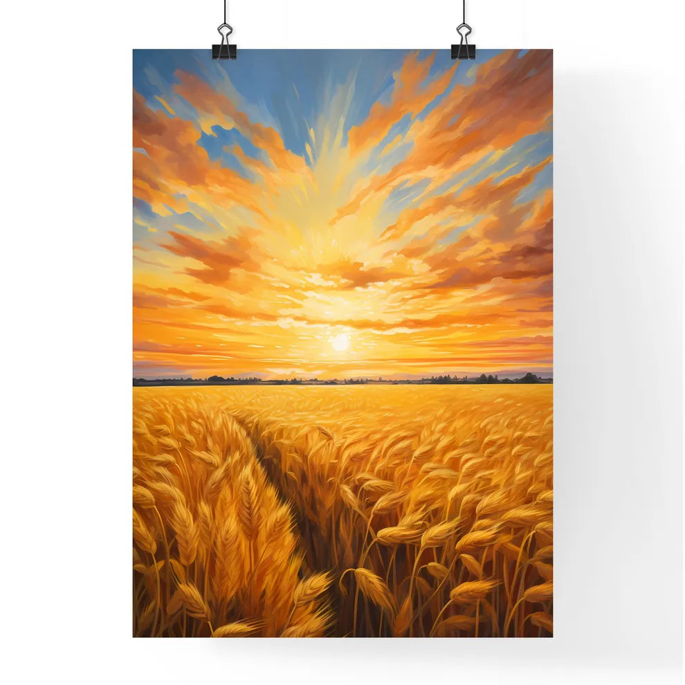 A Poster of An impressionist oil painting -  Poster