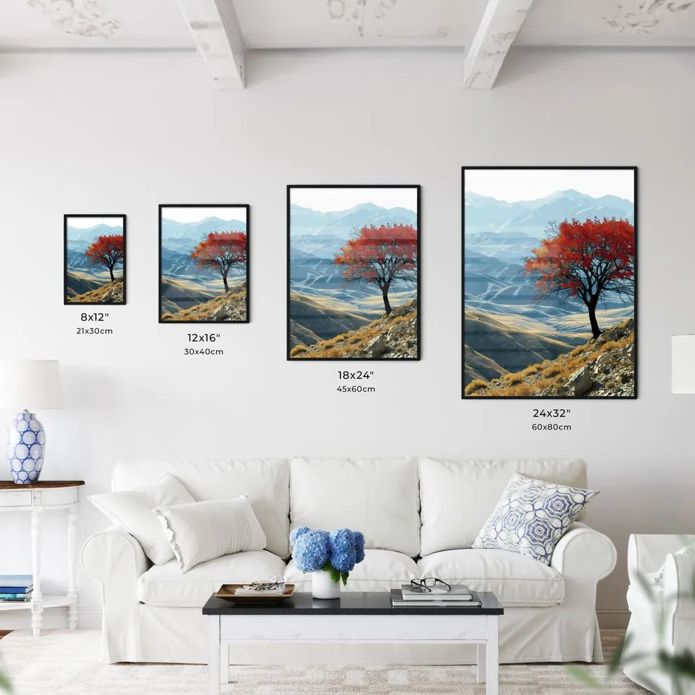 A Poster of winter desert day landscape - A  - Kitchen Hangings