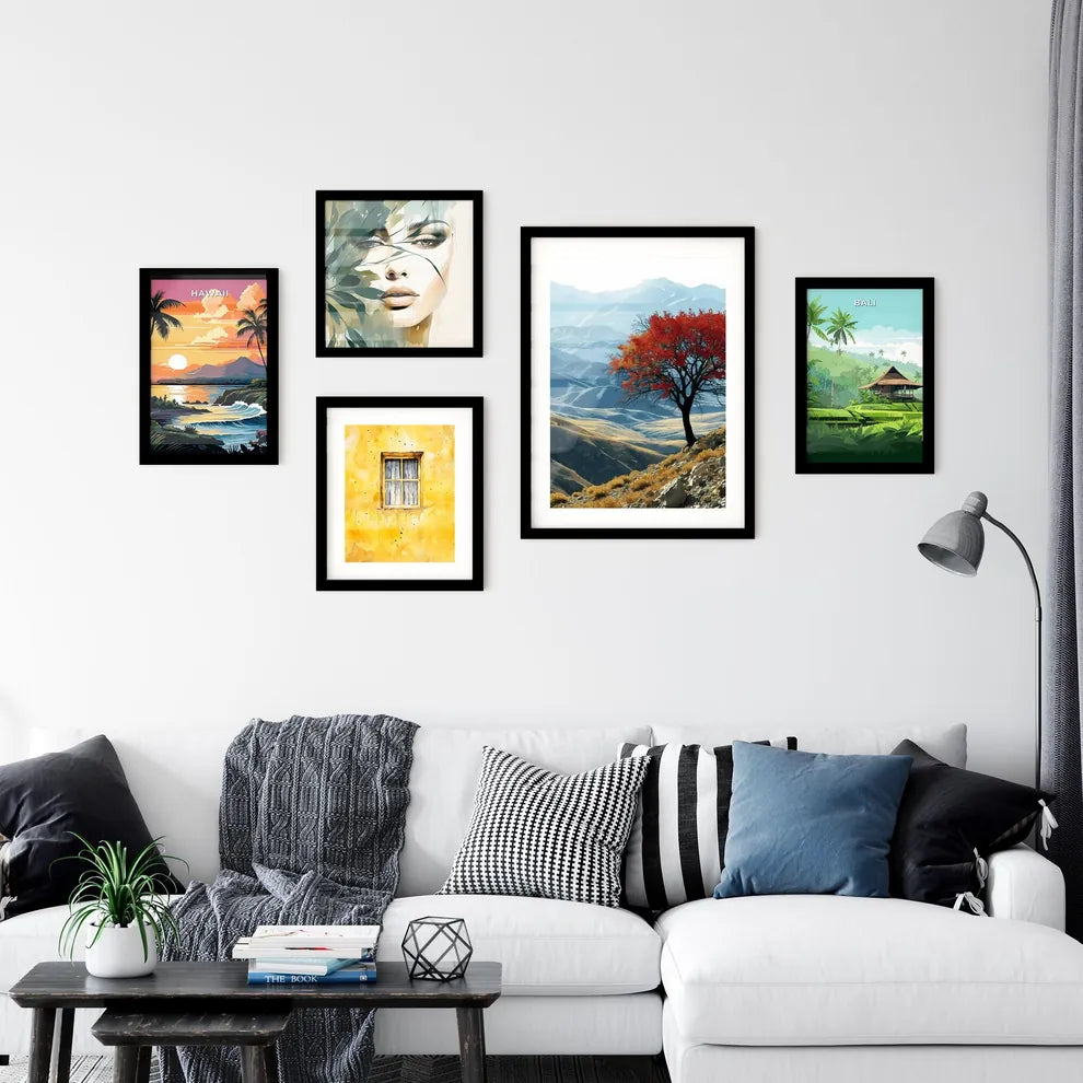 A Poster of winter desert day landscape - A  Wall Art