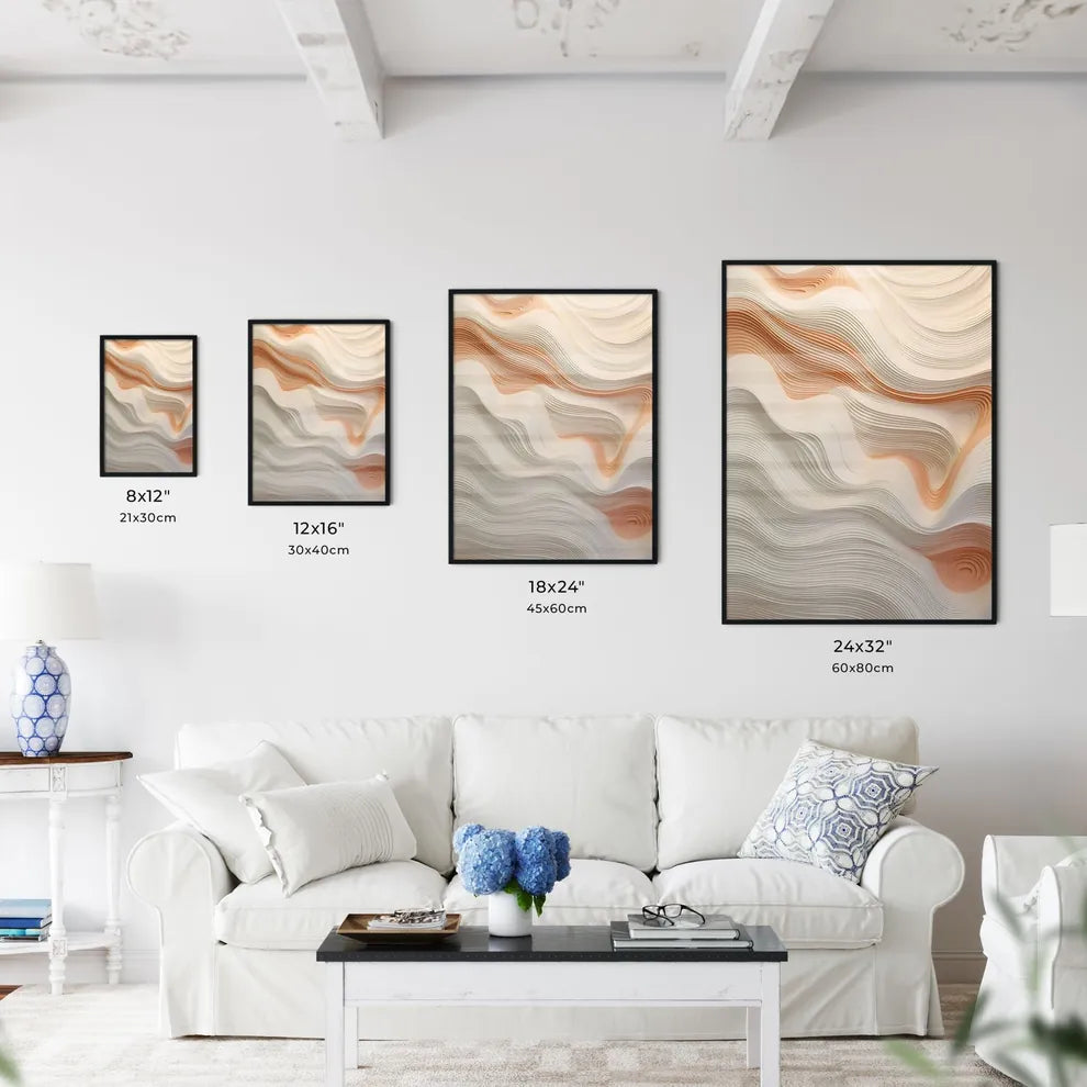 A Poster of handmade wall art - A White And  - Kitchen Hangings