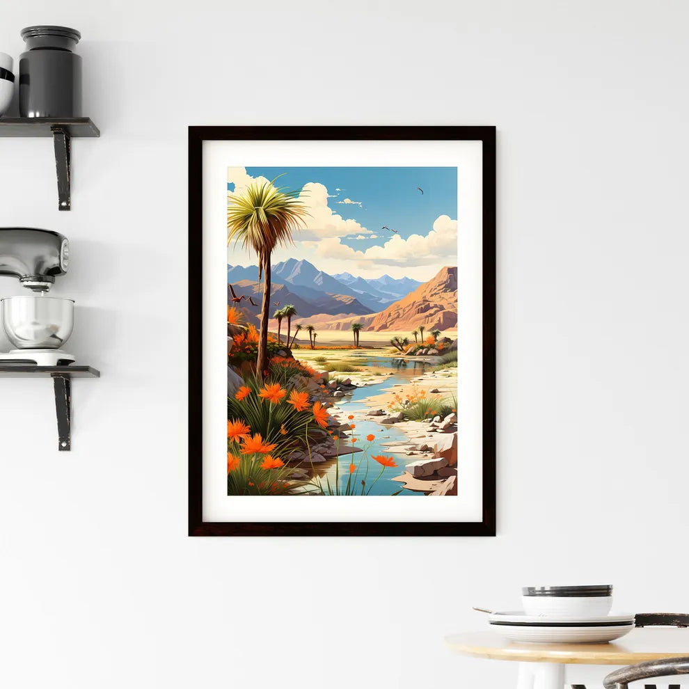 A Poster of Death Valley National park - A L Framed Print