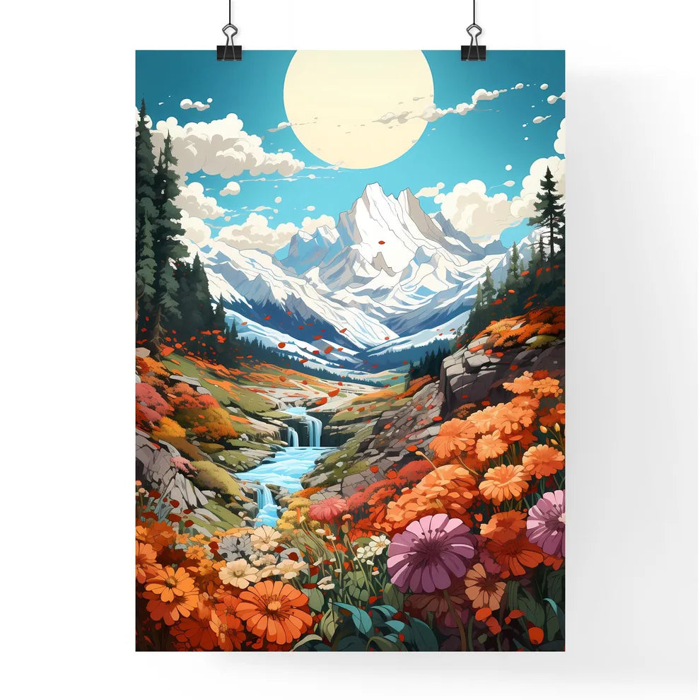 A Poster of Rocky Mountains Natinal Park - A Poster