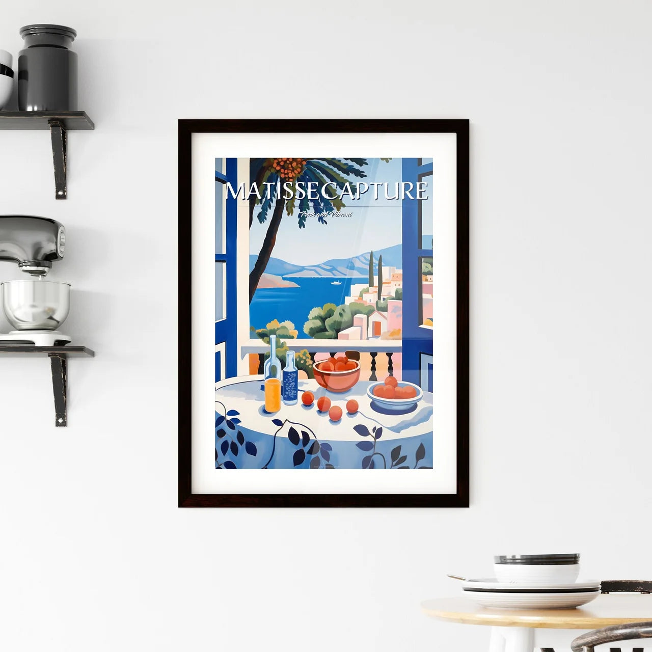 A Poster of if Matisse was a photographer -  Framed Print