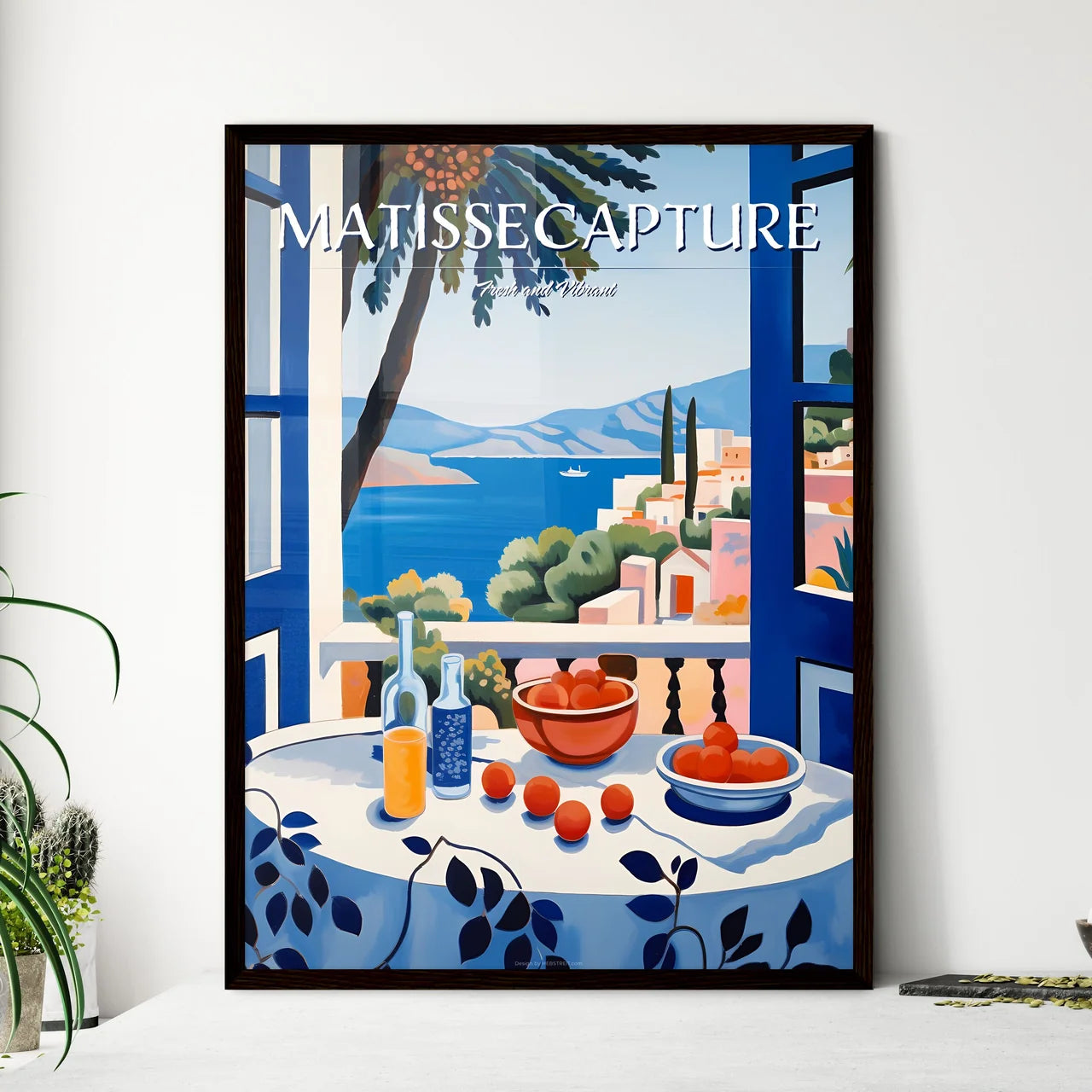 A Poster of if Matisse was a photographer -  - Framed Art Print