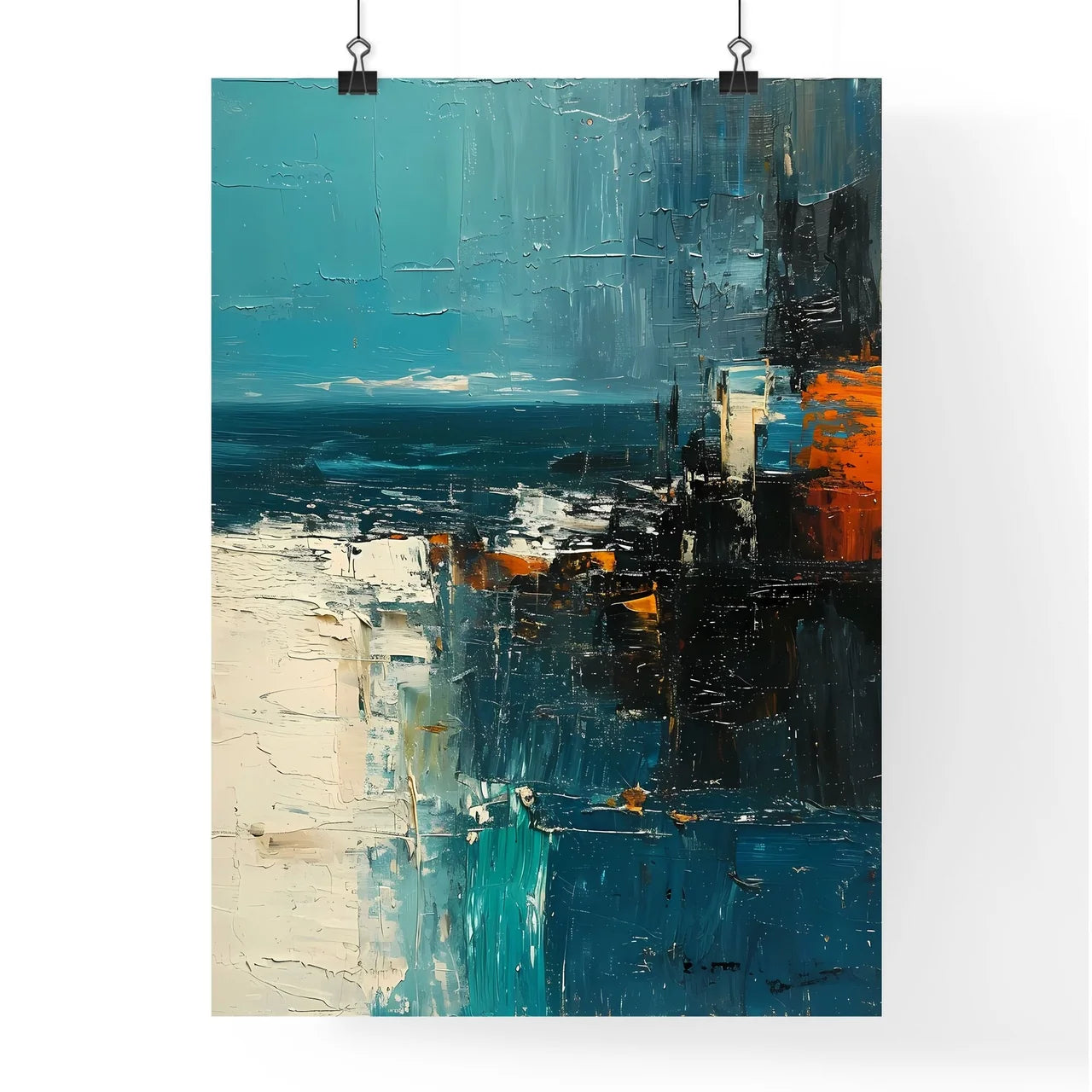 A Poster of Boho Green Minimalist poster pai Poster