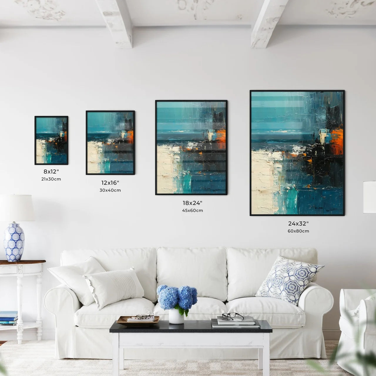 A Poster of Boho Green Minimalist poster pai - Kitchen Hangings