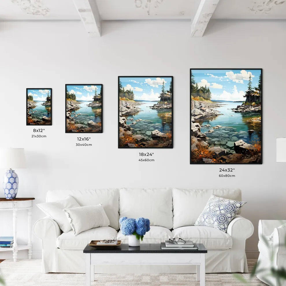 A Poster of Lake Superior Canada - A River W - Kitchen Hangings