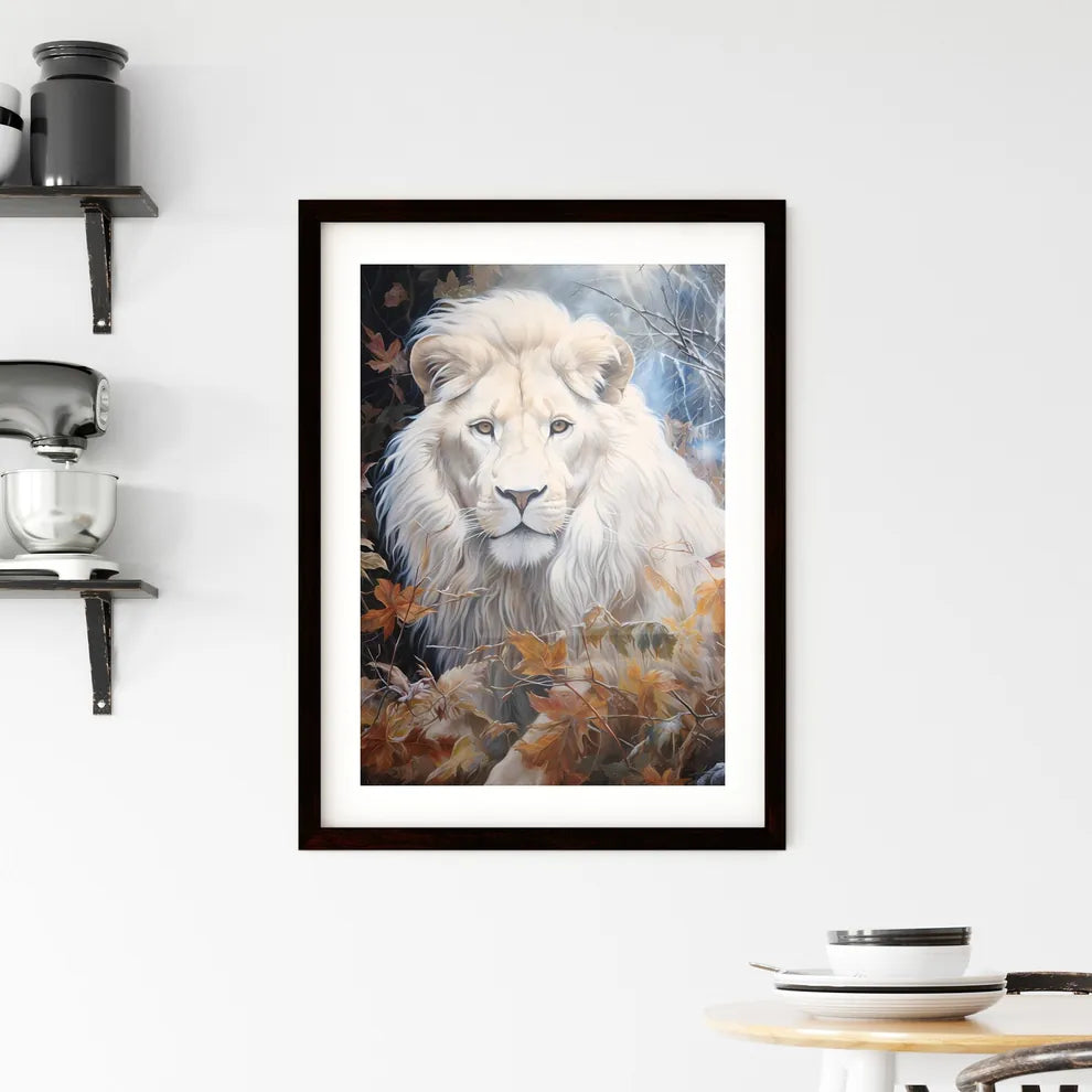 A Poster of A snow Framed Print