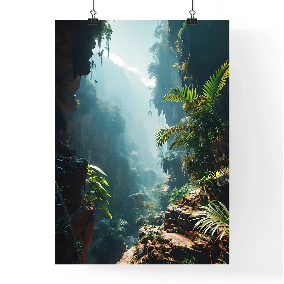 A Poster of Rainforests landscape  Poster