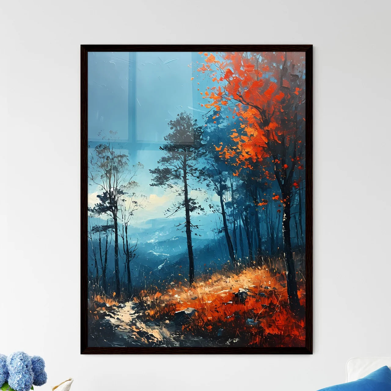 A Poster of impressionistic landscape in Sou - Framed Art Print
