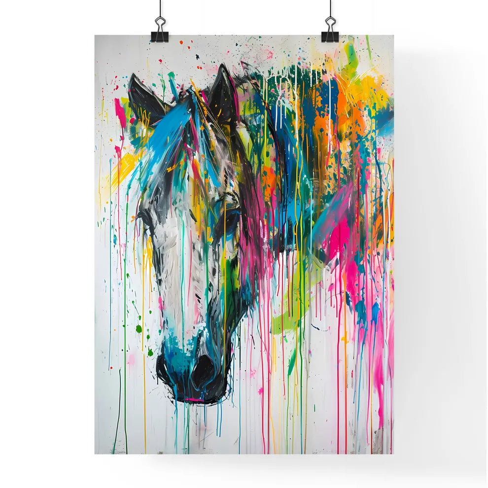 A Poster of showcase the beauty and spirit of horses  Poster