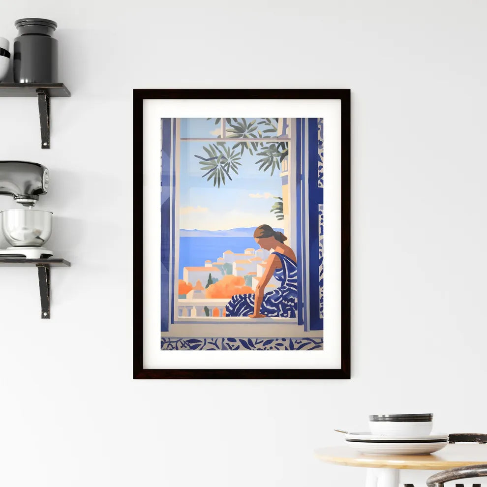 A Poster of if Matisse was a photographer -  Framed Print