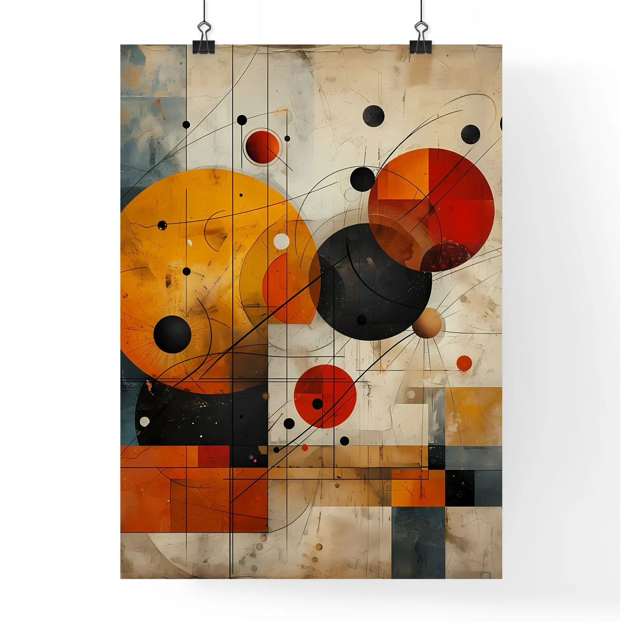 A Poster of A fusion of whimsical and retro  Poster