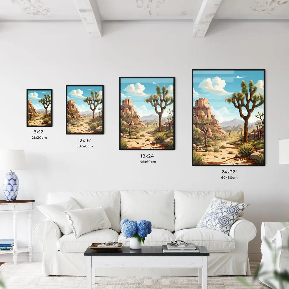 A Poster of Joshua Tree California - A Deser - Kitchen Hangings