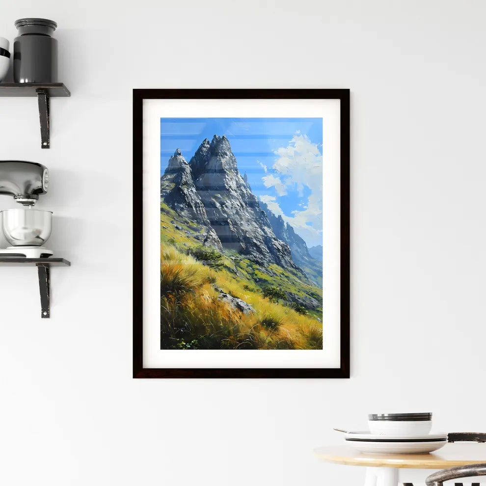 A Poster of Colorado Springs Art Sketch with Framed Print