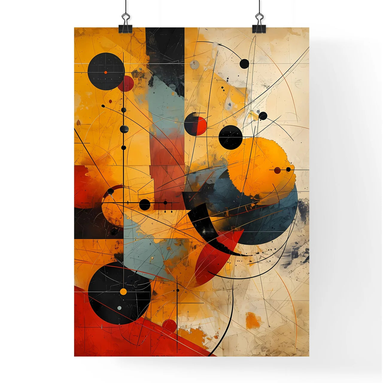 A Poster of A fusion of whimsical and retro  Poster