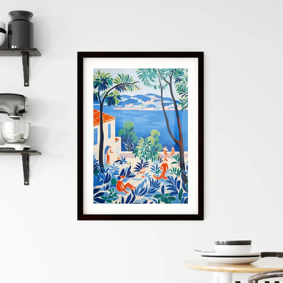 A Poster of if Matisse was a photographer -  Framed Print