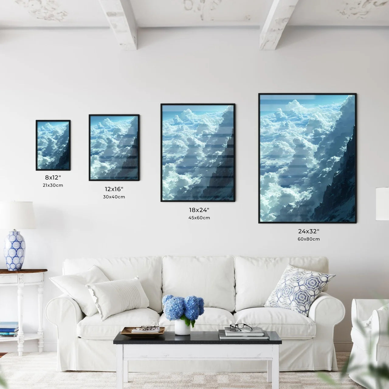 A Poster of Berlin Germany Skyline - Clouds  - Kitchen Hangings