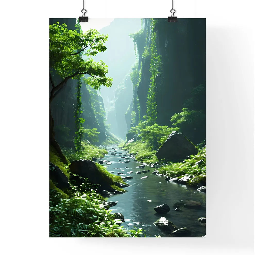 A Poster of Rainforests landscape  Poster