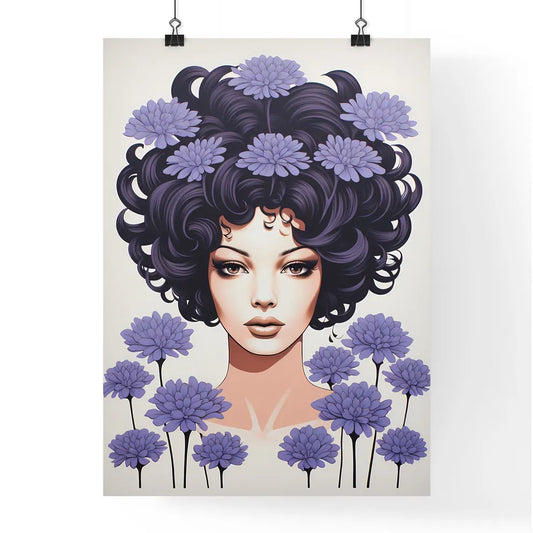 A Poster of Linocut Print Minimalism - A Wom Poster