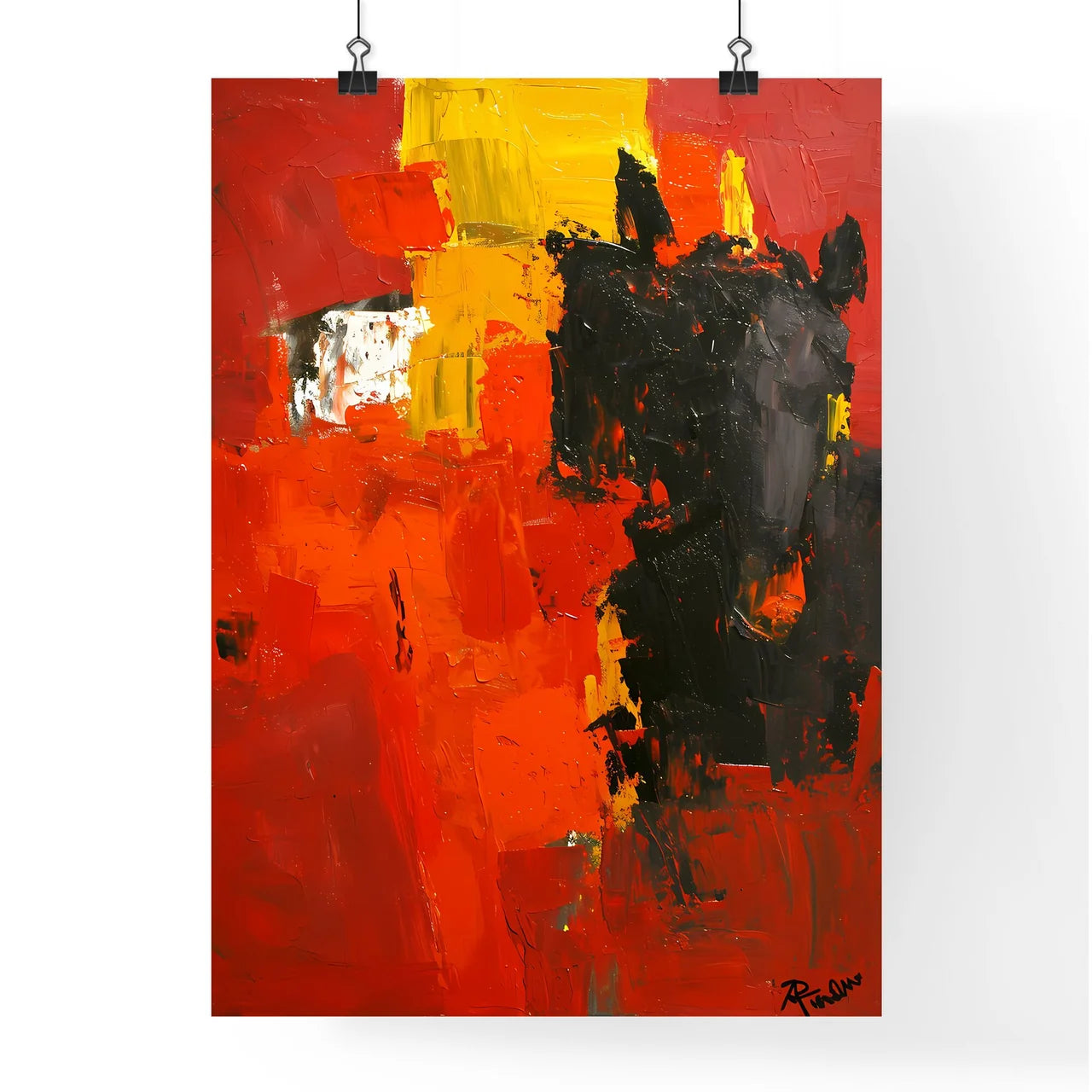 A Poster of showcase the beauty and spirit of horses  Poster