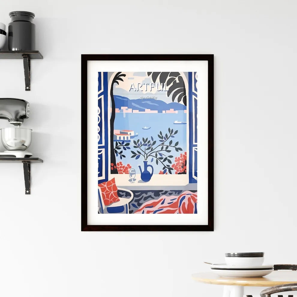 A Poster of if Matisse was a photographer -  Framed Print