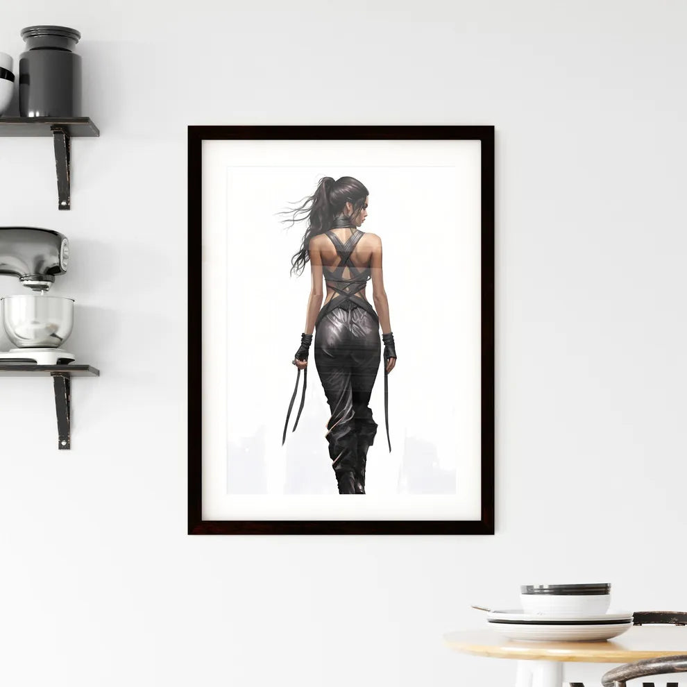 A Poster of concept art fashion concept - A  Framed Print