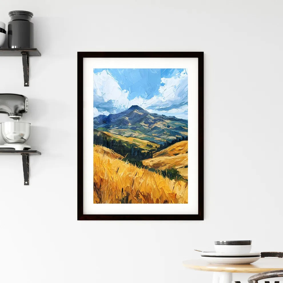 A Poster of Colorado Springs Art Sketch with Framed Print