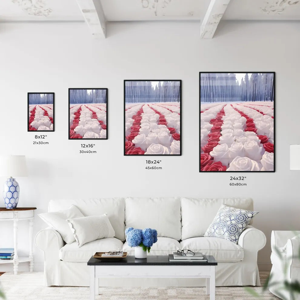 A Poster of photos of 1000 roses after heavy - Kitchen Hangings