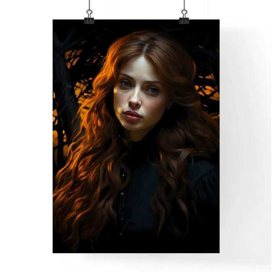 A Poster of a woman on horseback - A Woman W Poster