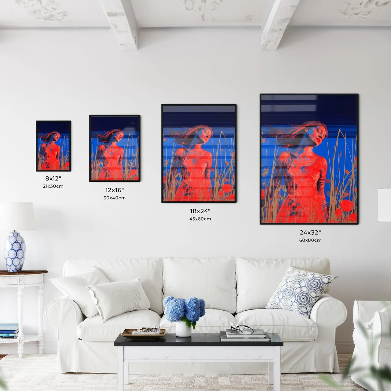 A Poster of inverted infrared - A Woman In A - Kitchen Hangings