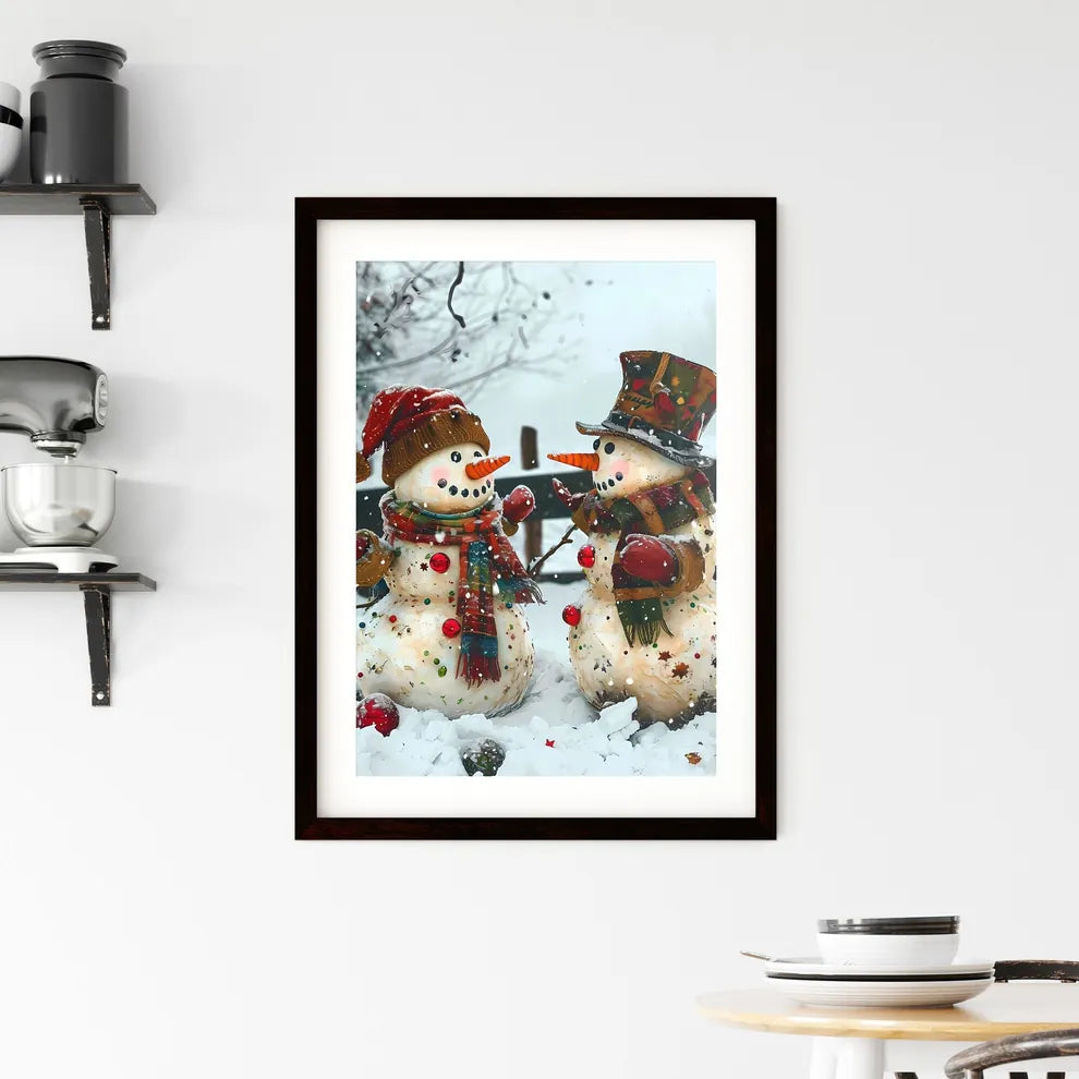 A Poster of a picture of an art print showin Framed Print