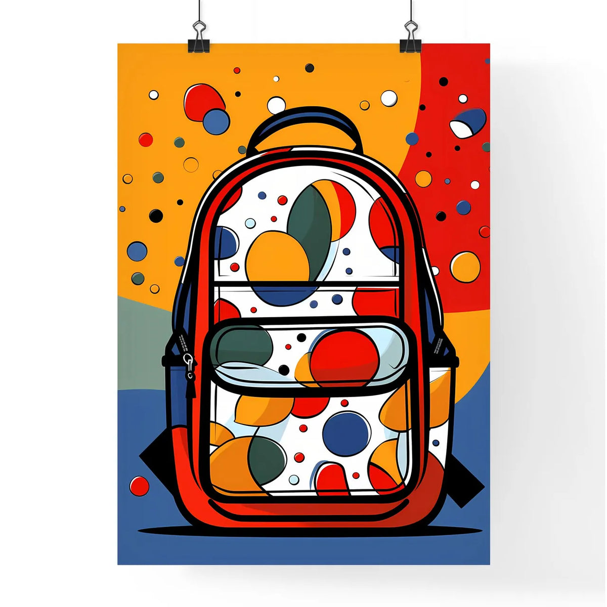 A Poster of minimalist Back to school art -  Poster