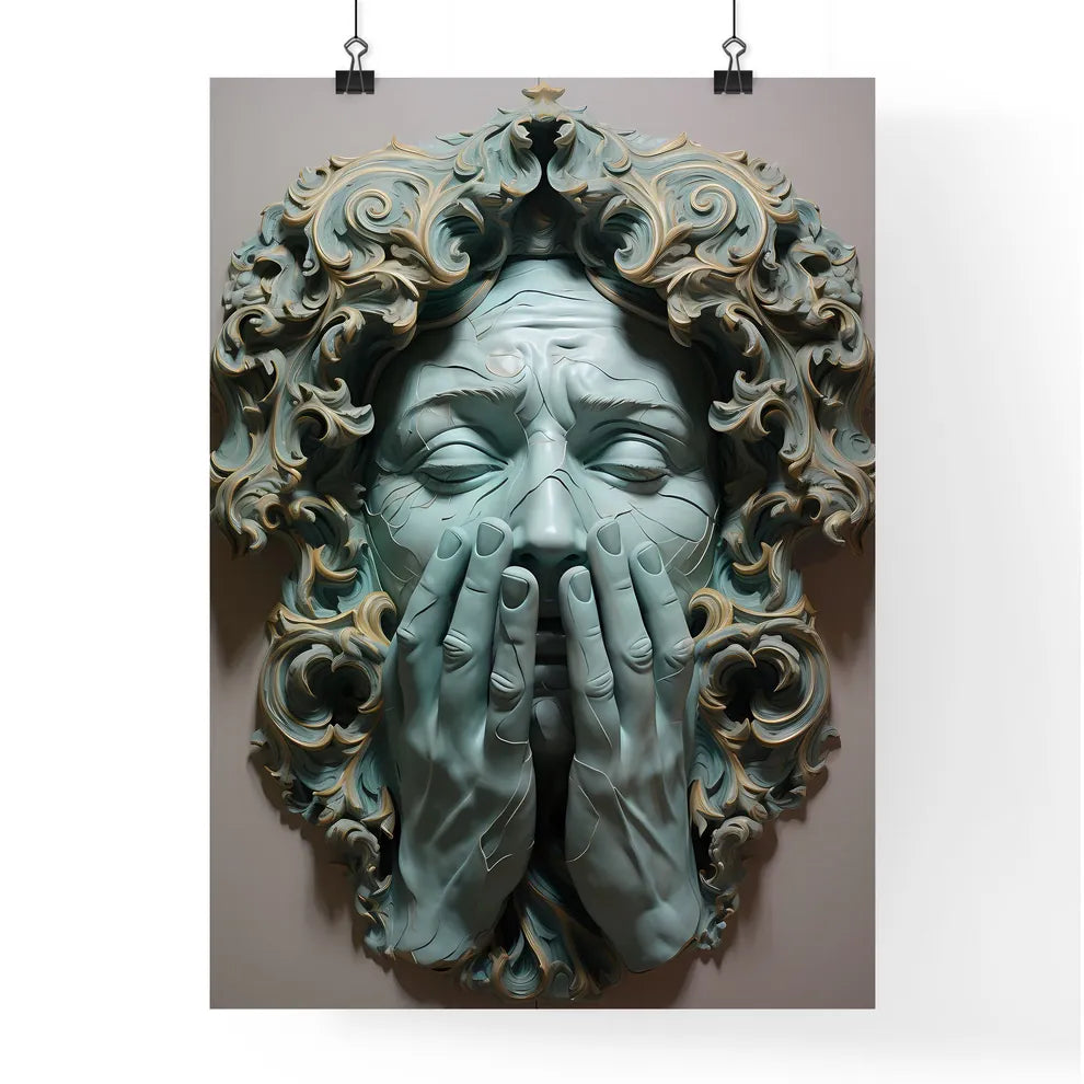 A Poster of a hand drawn painting made from  Poster