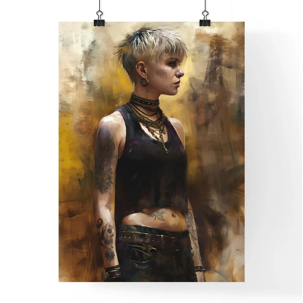 A Poster of beautiful female rockablilly - A Poster