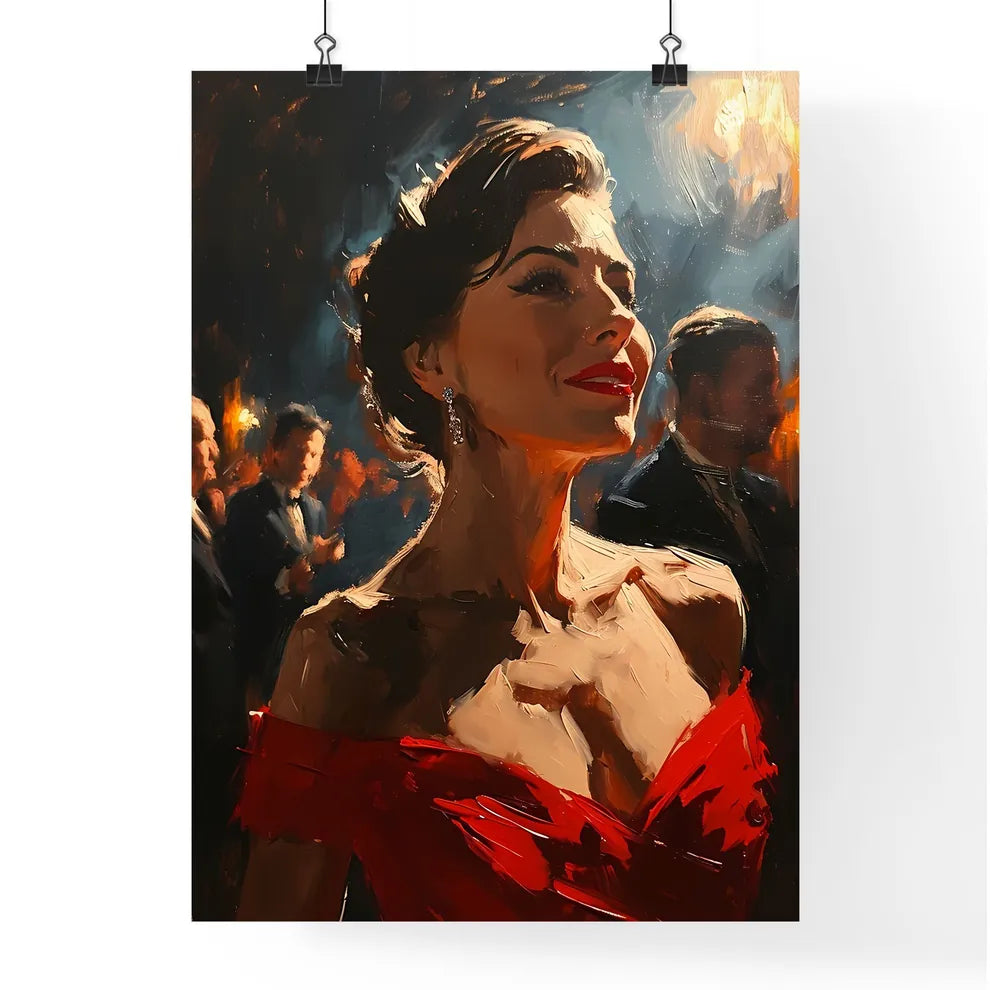 A Poster of French cancan dancers in Moulin  Poster