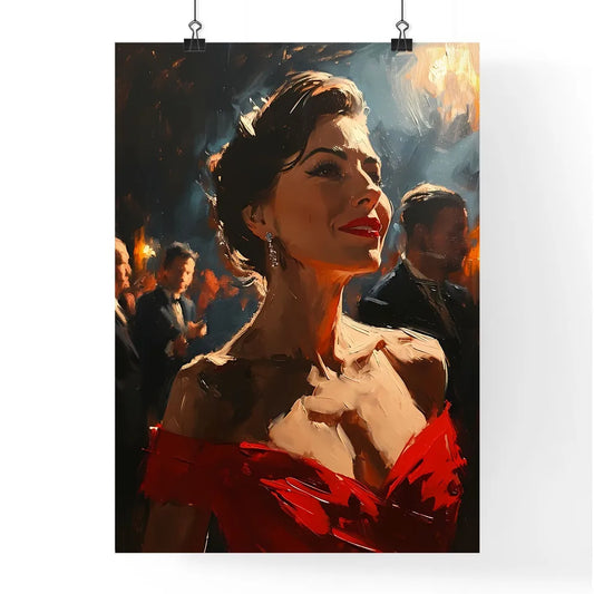 A Poster of French cancan dancers in Moulin  Poster
