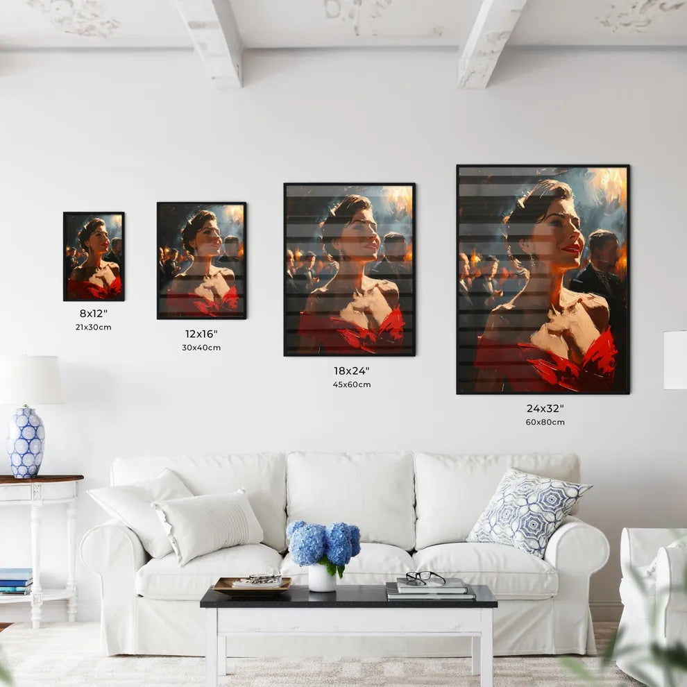 A Poster of French cancan dancers in Moulin  - Kitchen Hangings