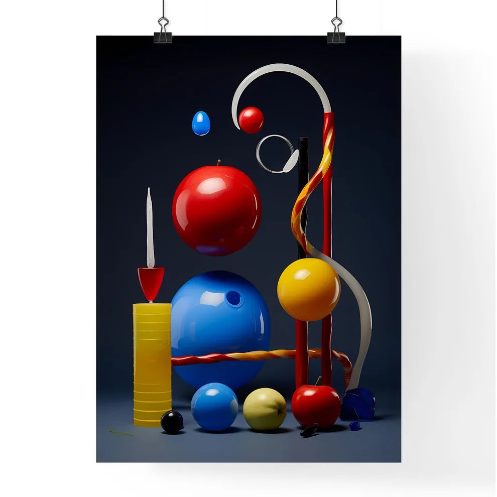 A Poster of A group of objects - A Group Of  Poster