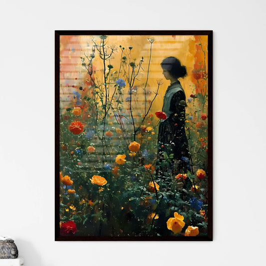 A Poster of well tended green lawn - Framed Art Print