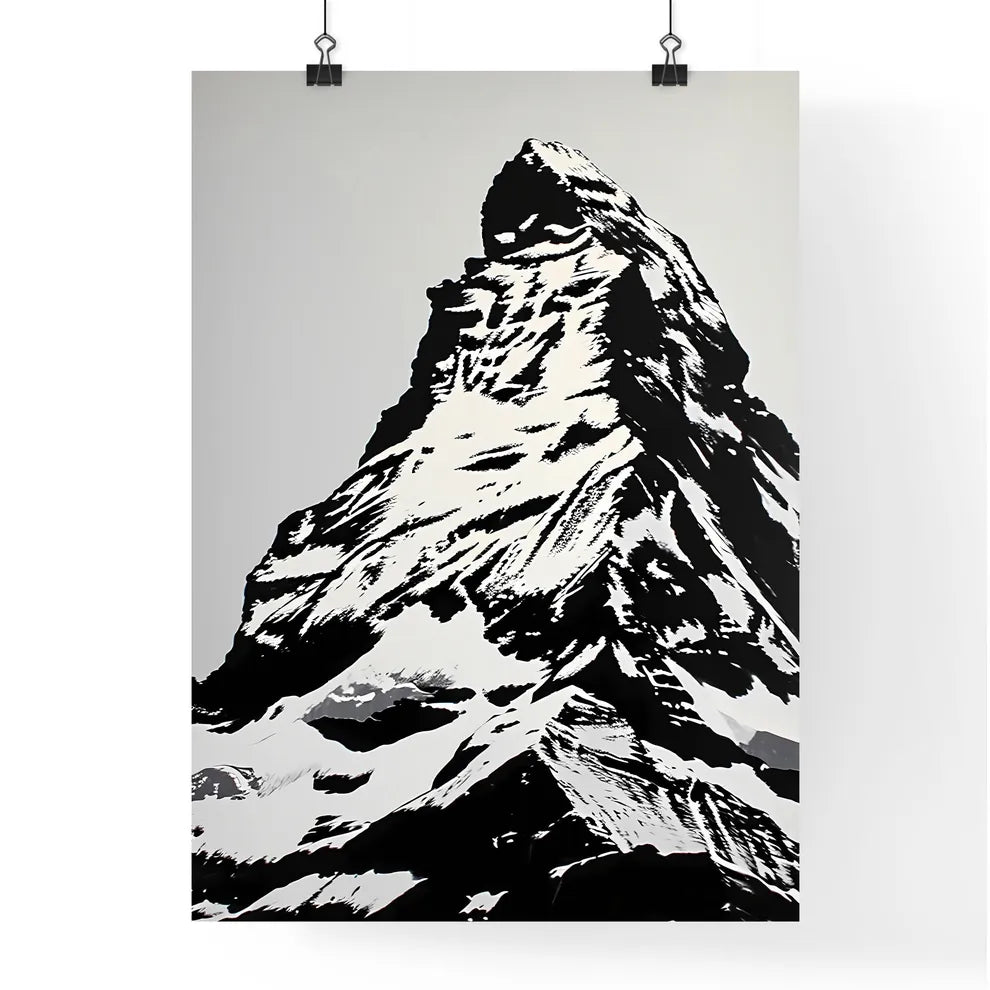 A Poster of Matterhorn - A Mountain W Poster