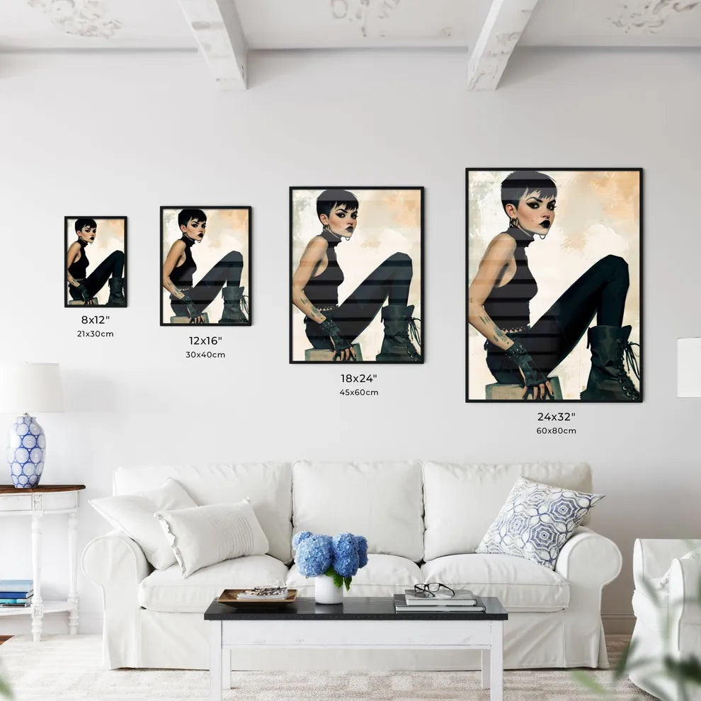 A Poster of beautiful female rockablilly - A - Kitchen Hangings