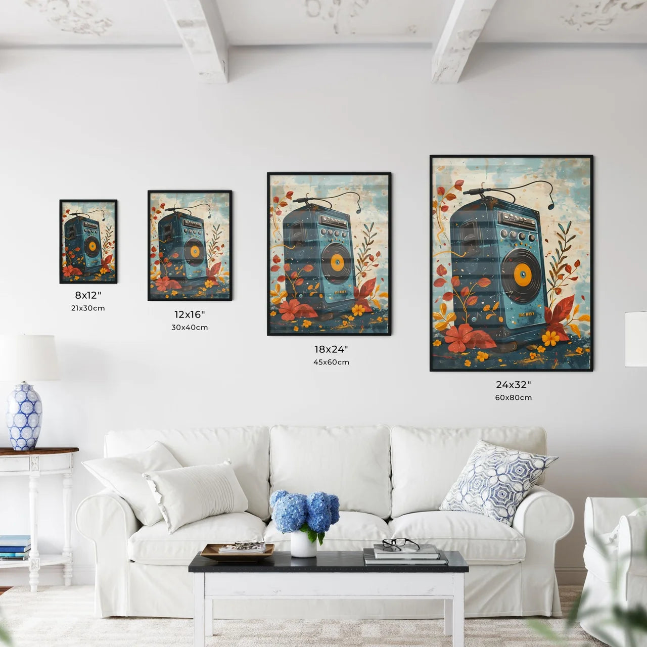 A Poster of simple music poster with the tex - Kitchen Hangings